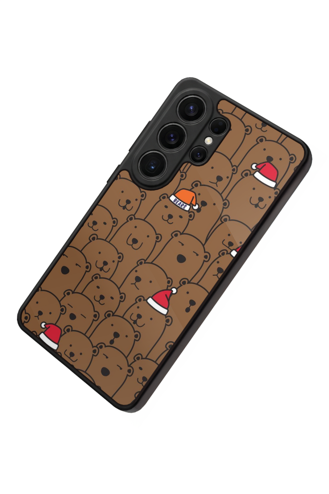 Samsung Galaxy S26 Ultra Uyumlu Ayı Tasarımlı Glossy Premium Kılıf