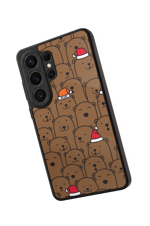 Samsung Galaxy S26 Ultra Uyumlu Ayı Tasarımlı Glossy Premium Kılıf