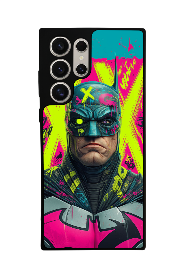 Samsung Galaxy S23 Ultra Uyumlu Batman Tasarımlı Glossy Premium Kılıf
