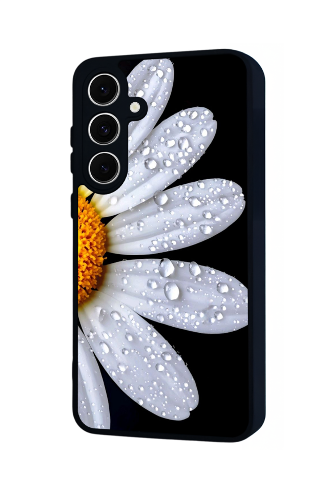 Samsung Galaxy S24 FE Uyumlu Cicek Tasarımlı Glossy Premium Kılıf