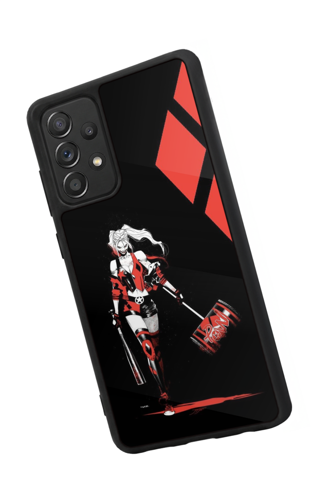 Samsung Galaxy A72 Uyumlu HarleyQueen Tasarımlı Glossy Premium Kılıf