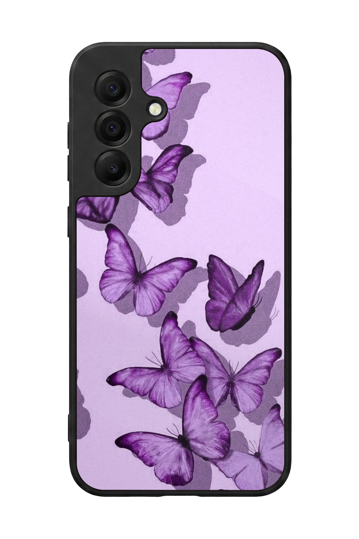 Samsung Galaxy A17 Uyumlu Kelebek Tasarımlı Glossy Premium Kılıf