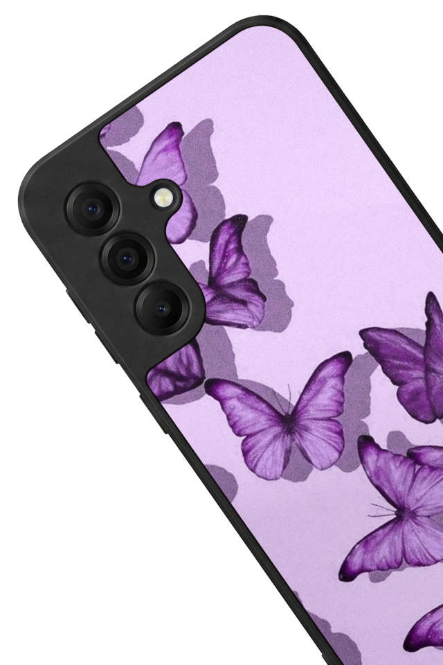 Samsung Galaxy A17 Uyumlu Kelebek Tasarımlı Glossy Premium Kılıf