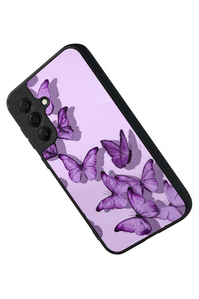 Samsung Galaxy A17 Uyumlu Kelebek Tasarımlı Glossy Premium Kılıf