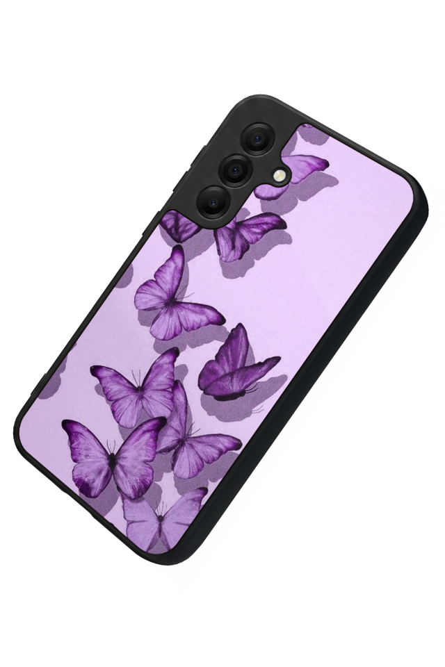 Samsung Galaxy A17 Uyumlu Kelebek Tasarımlı Glossy Premium Kılıf