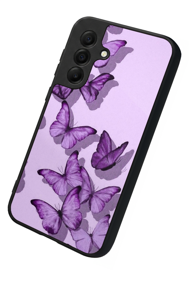 Samsung Galaxy A17 Uyumlu Kelebek Tasarımlı Glossy Premium Kılıf