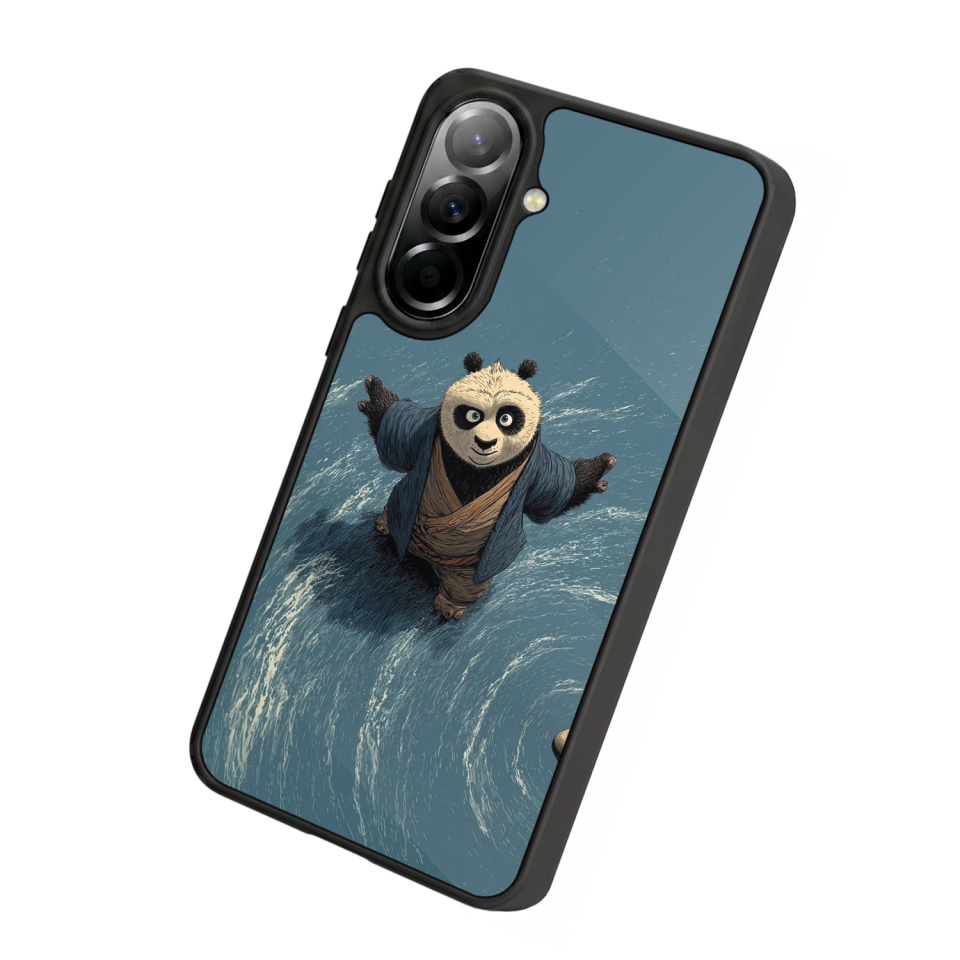 Samsung Galaxy A37 Uyumlu Kung Fu Panda Tasarımlı Glossy Premium Kılıf