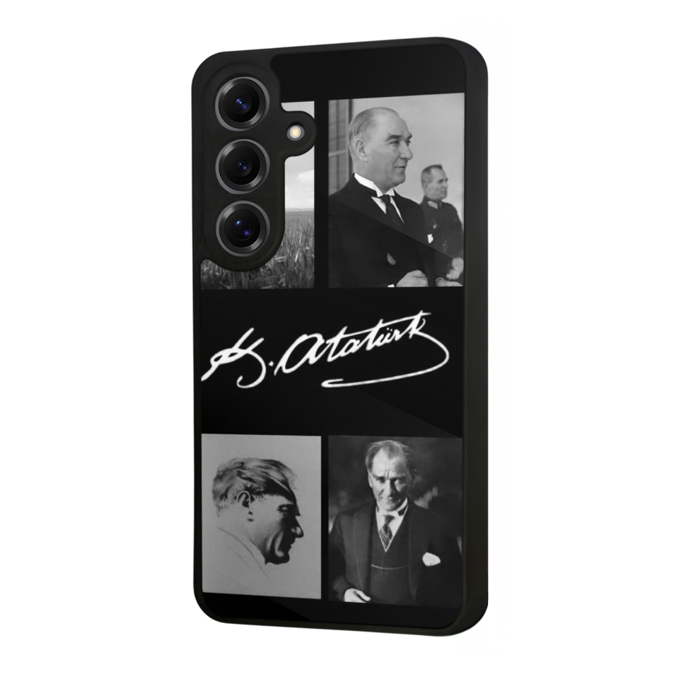 Samsung Galaxy S25 Uyumlu Mustafa Kemal Ataturk Tasarımlı Glossy Premium Kılıf