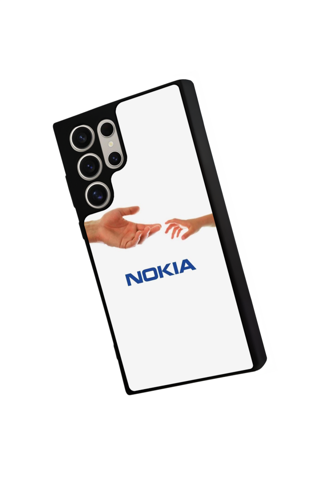 Samsung Galaxy S22 Ultra Uyumlu Nokia Tasarımlı Glossy Premium Kılıf