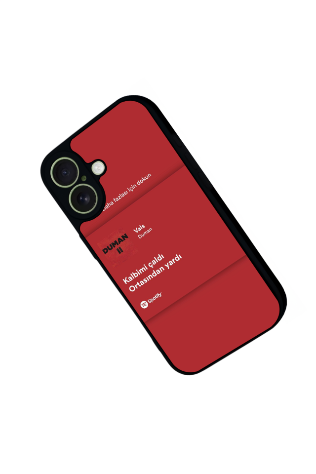 iPhone 17 Uyumlu Sarki Sozleri Tasarımlı Glossy Premium Kılıf