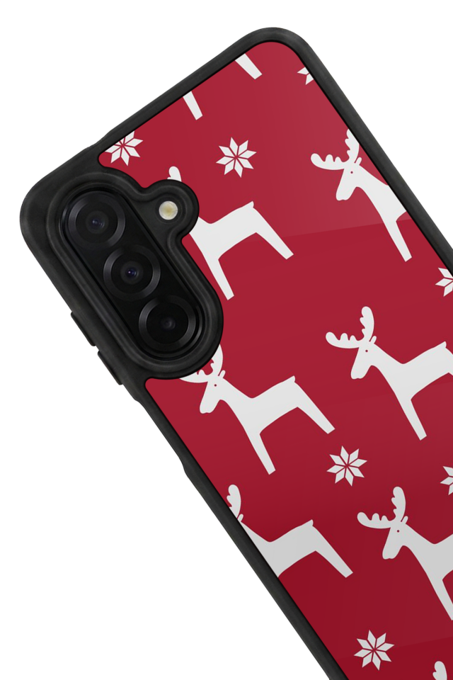 Samsung Galaxy A56 Uyumlu Yilbasi Christmas Tasarımlı Glossy Premium Kılıf