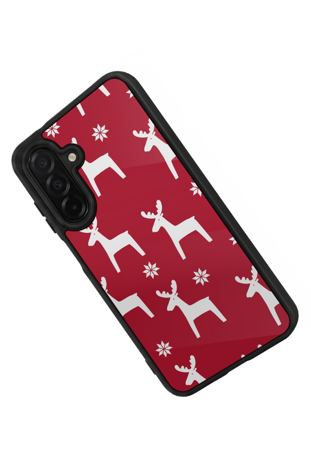 Samsung Galaxy A56 Uyumlu Yilbasi Christmas Tasarımlı Glossy Premium Kılıf