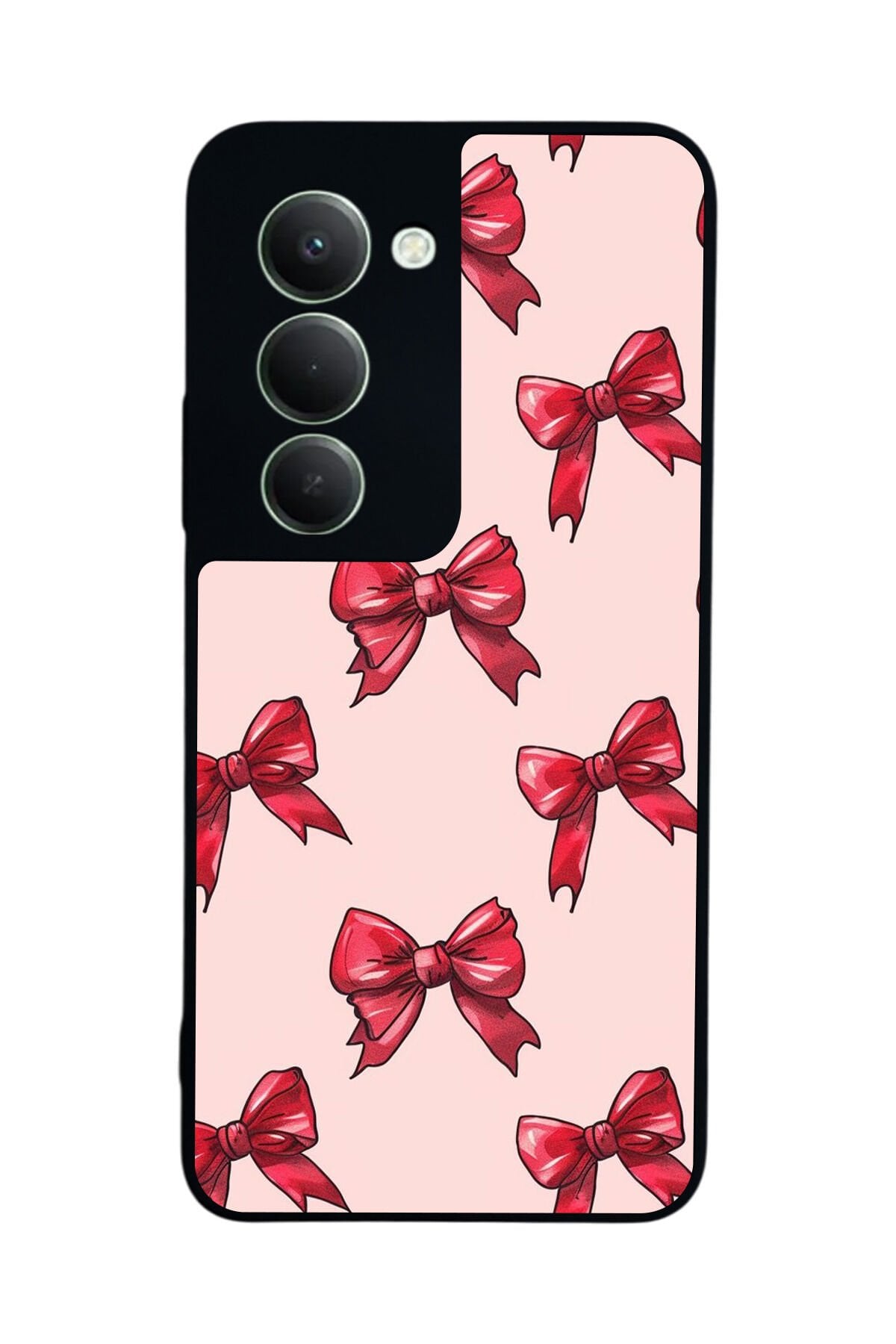 Xiaomi Redmi 15 5G Uyumlu Kurdele Tasarımlı Glossy Premium Kılıf