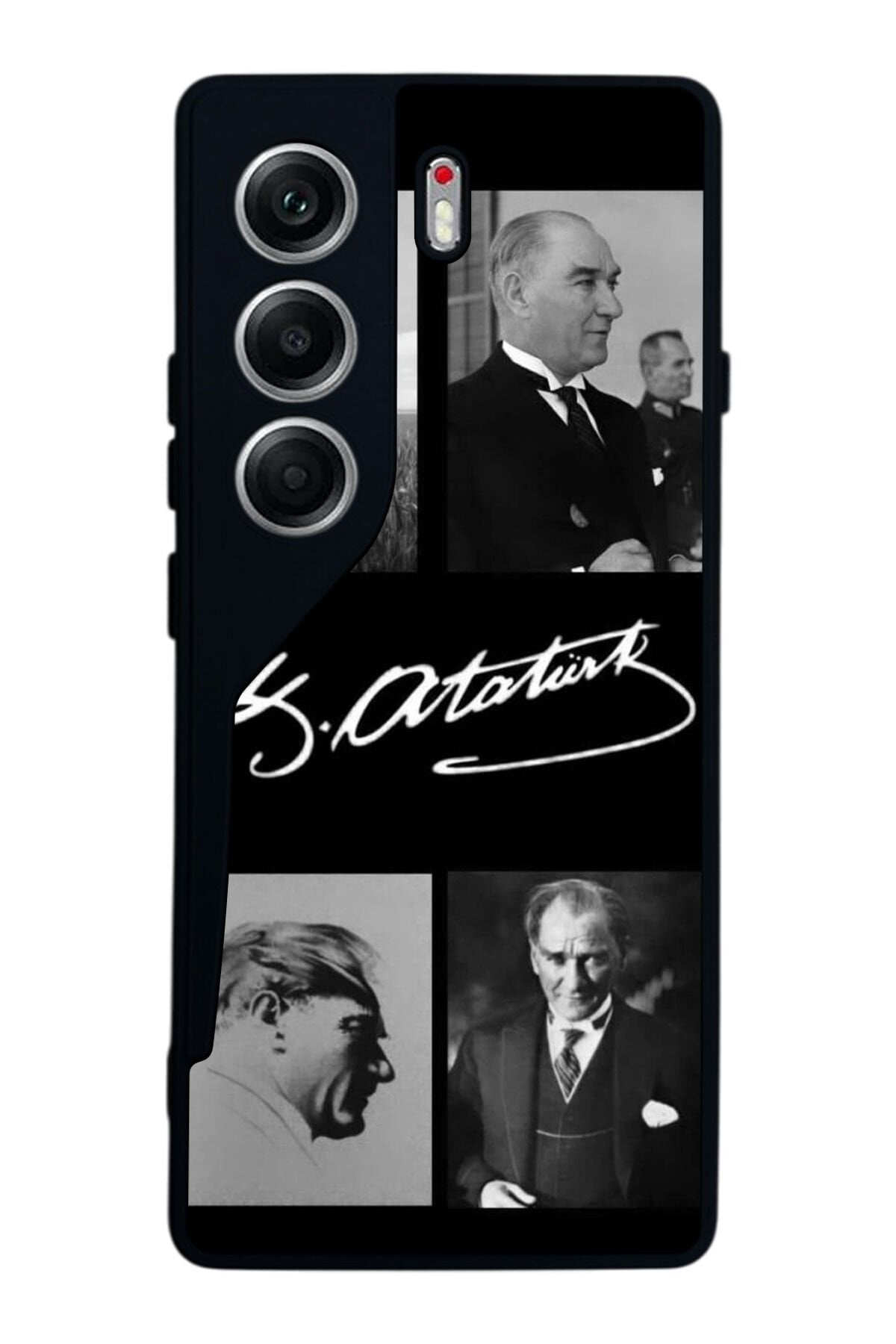 Tecno Camon 40 Uyumlu Mustafa Kemal Ataturk Tasarımlı Glossy Premium Kılıf