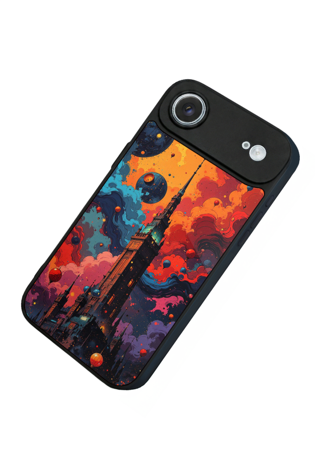 iPhone 17 Air Uyumlu Abstract Tasarımlı Glossy Premium Kılıf
