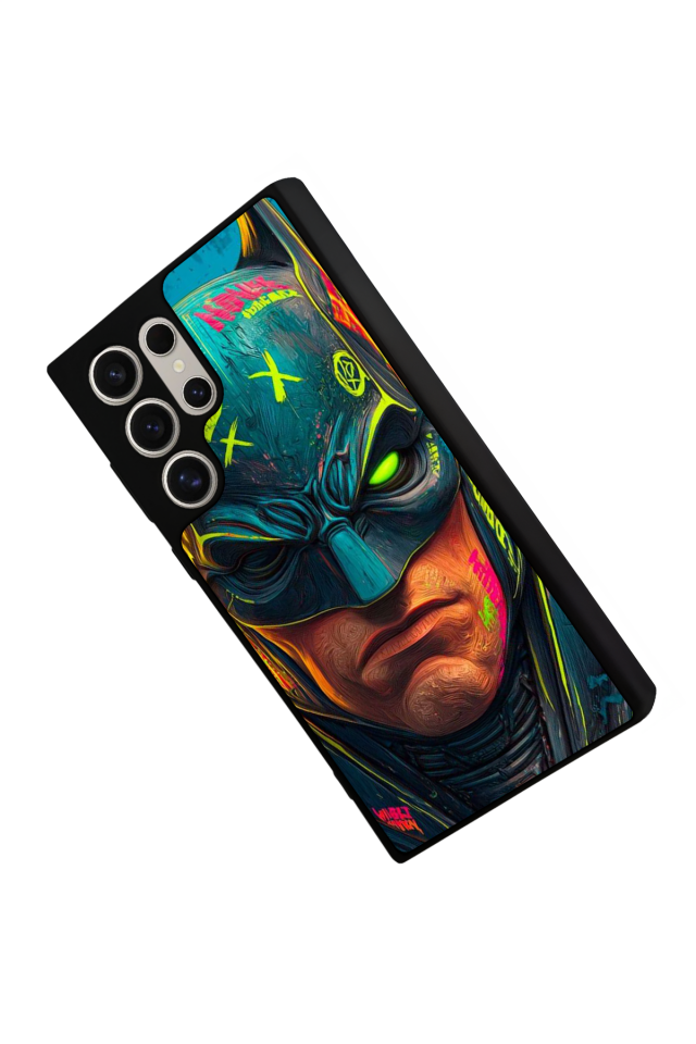 Samsung Galaxy S23 Ultra Uyumlu Batman Tasarımlı Glossy Premium Kılıf