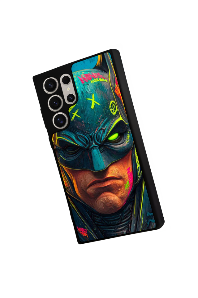 Samsung Galaxy S23 Ultra Uyumlu Batman Tasarımlı Glossy Premium Kılıf