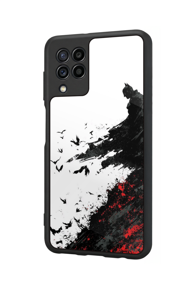Samsung Galaxy M22 Uyumlu Batman Tasarımlı Glossy Premium Kılıf