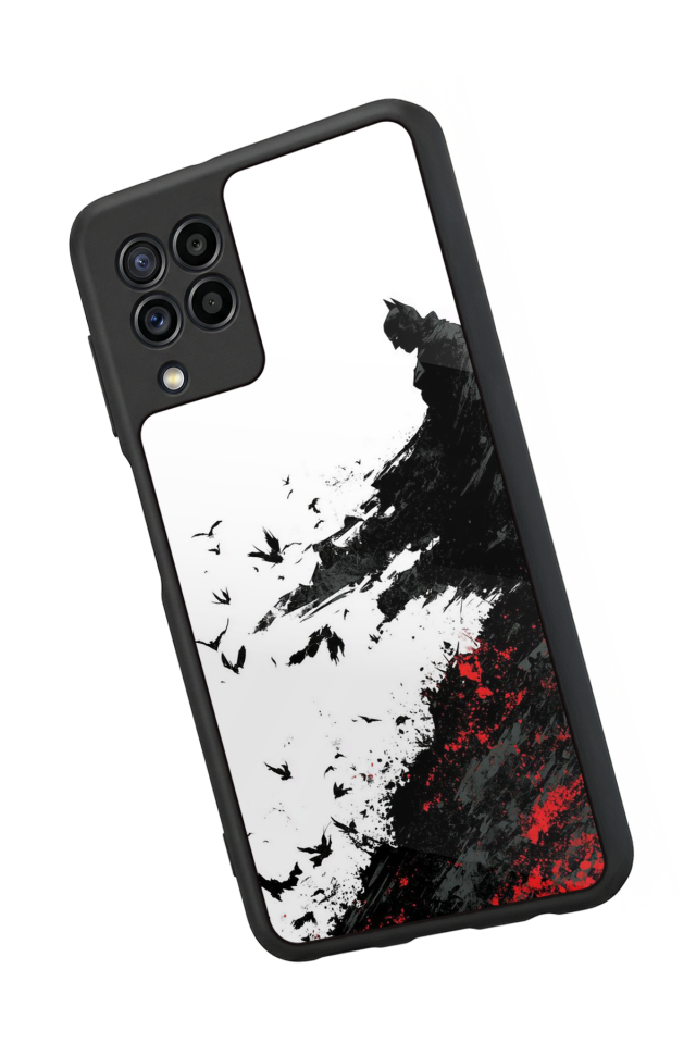 Samsung Galaxy M22 Uyumlu Batman Tasarımlı Glossy Premium Kılıf