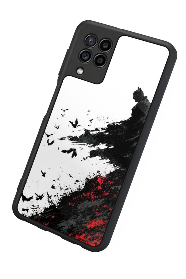 Samsung Galaxy M22 Uyumlu Batman Tasarımlı Glossy Premium Kılıf