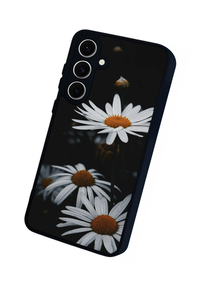 Samsung Galaxy S24 FE Uyumlu Cicek Tasarımlı Glossy Premium Kılıf