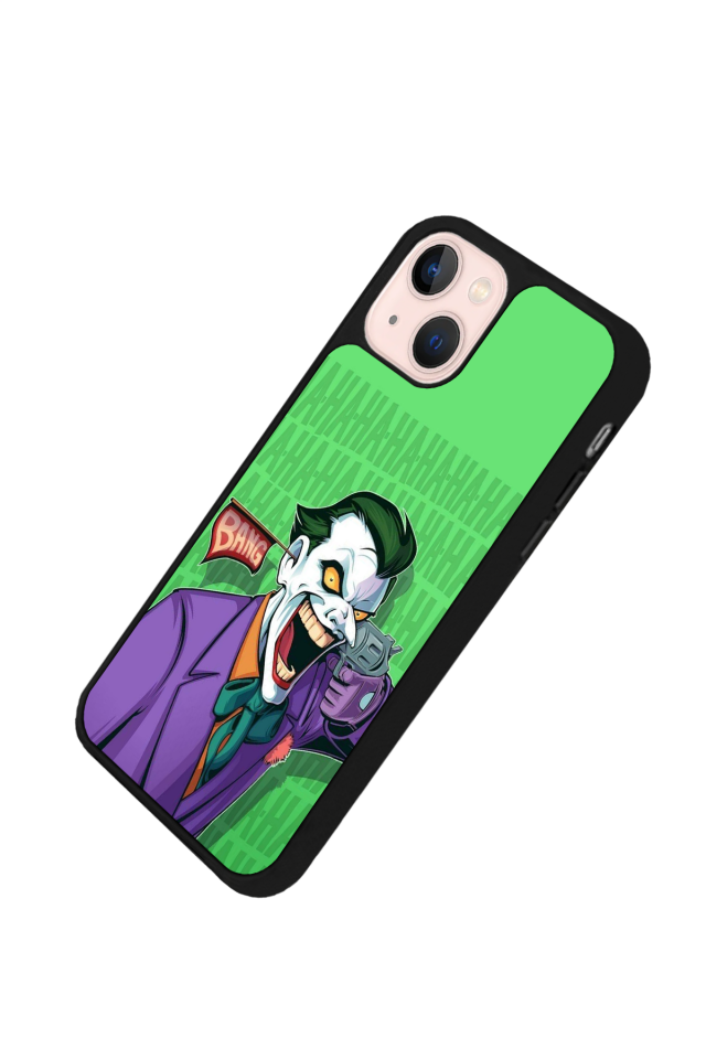 iPhone 13 Mini Uyumlu Joker Tasarımlı Glossy Premium Kılıf