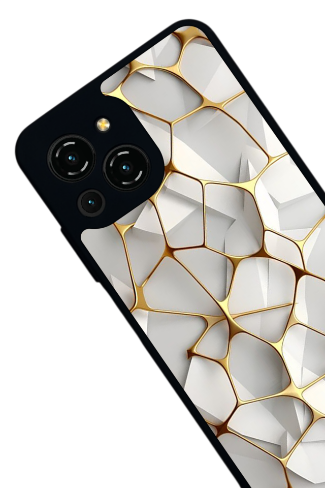 Reeder S23 Pro Max Uyumlu Mermer Marble Tasarımlı Glossy Premium Kılıf