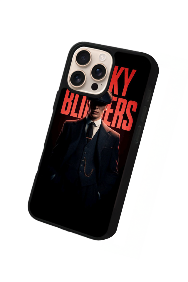 iPhone 14 Pro Uyumlu Peaky Blinders Tasarımlı Glossy Premium Kılıf