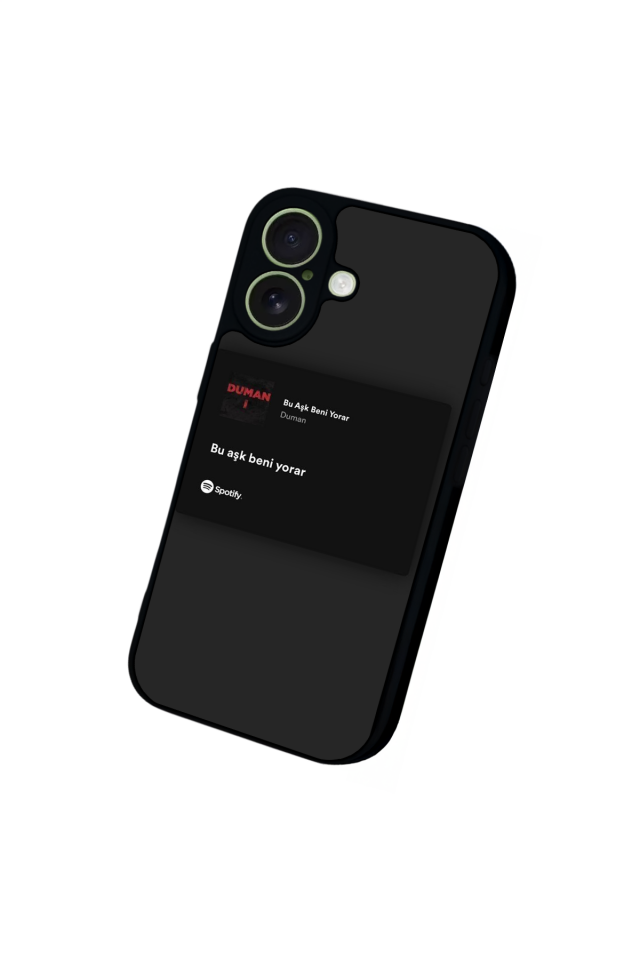 iPhone 17 Uyumlu Sarki Sozleri Tasarımlı Glossy Premium Kılıf