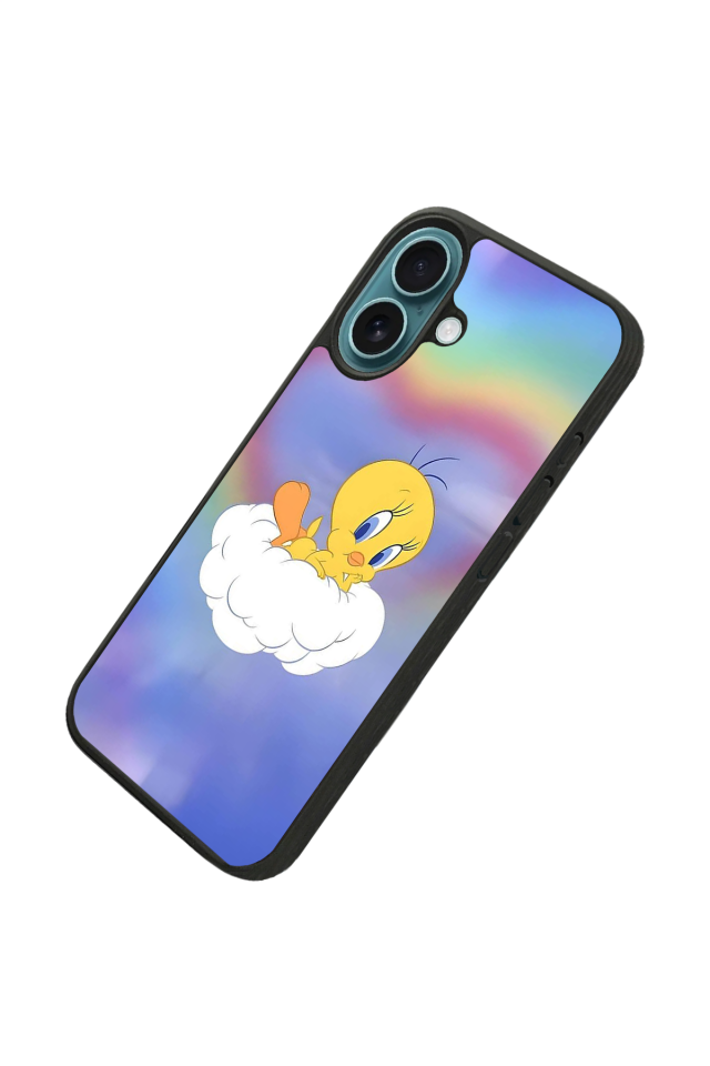 iPhone 16 Uyumlu Tweety Tasarımlı Glossy Premium Kılıf