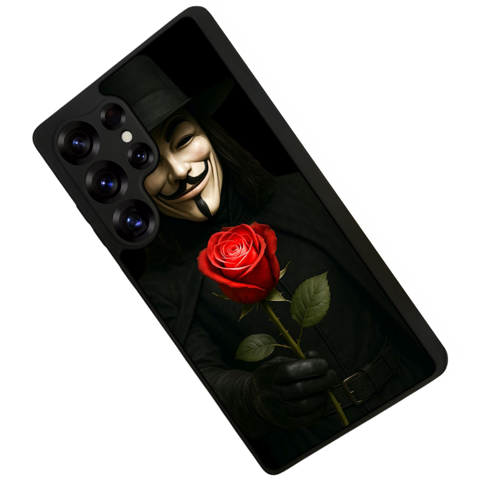 Samsung Galaxy S25 Ultra Uyumlu Vendetta Tasarımlı Glossy Premium Kılıf