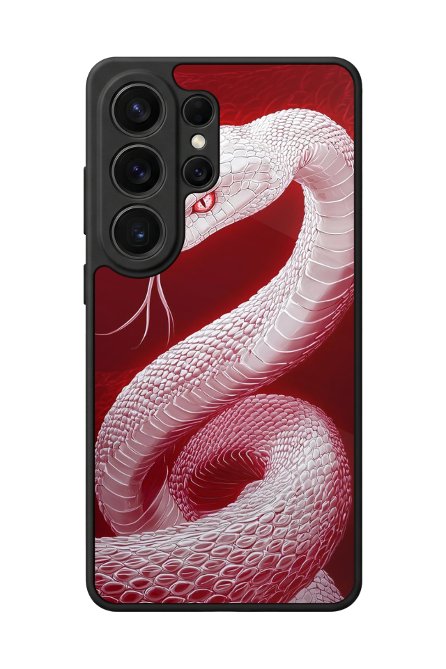 Samsung Galaxy S26 Ultra Uyumlu Yılan Tasarımlı Glossy Premium Kılıf