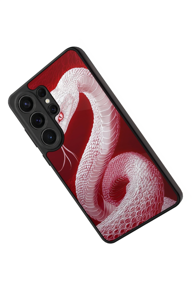 Samsung Galaxy S26 Ultra Uyumlu Yılan Tasarımlı Glossy Premium Kılıf