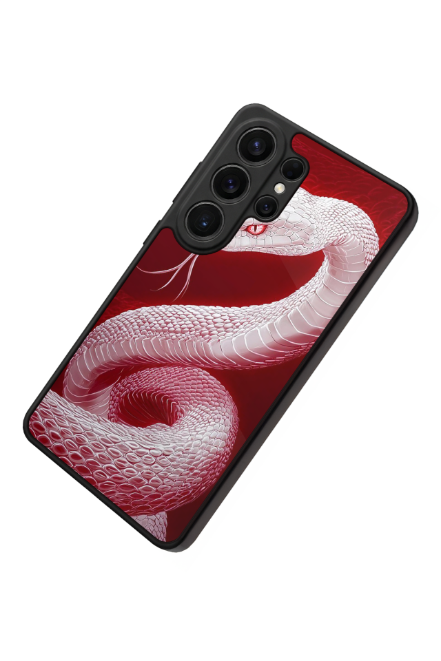 Samsung Galaxy S26 Ultra Uyumlu Yılan Tasarımlı Glossy Premium Kılıf