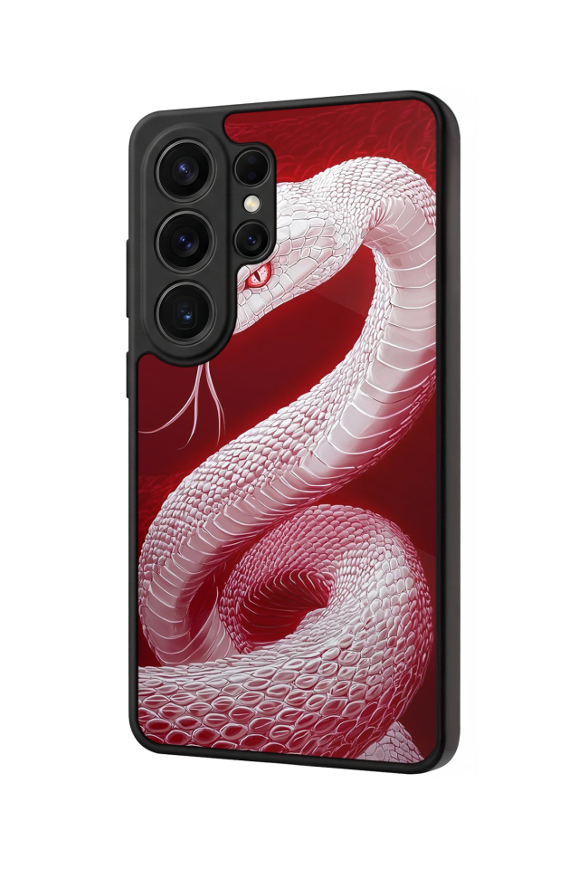 Samsung Galaxy S26 Ultra Uyumlu Yılan Tasarımlı Glossy Premium Kılıf