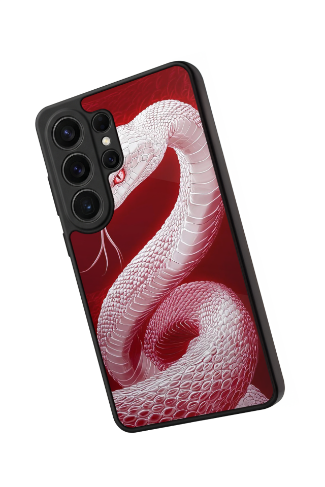 Samsung Galaxy S26 Ultra Uyumlu Yılan Tasarımlı Glossy Premium Kılıf