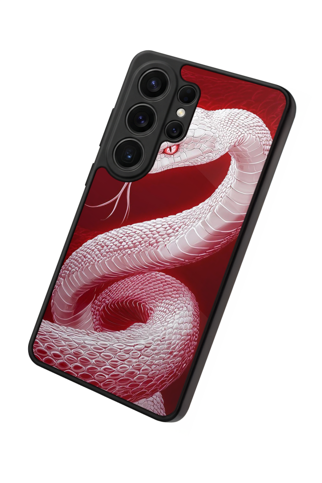 Samsung Galaxy S26 Ultra Uyumlu Yılan Tasarımlı Glossy Premium Kılıf