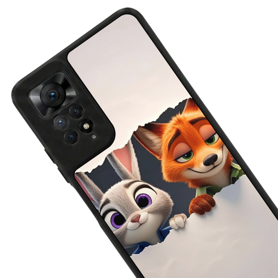 Xiaomi Redmi Note 12 Pro Uyumlu Zootropolis Tasarımlı Glossy Premium Kılıf