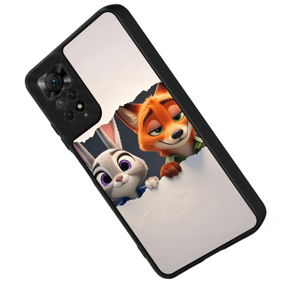 Xiaomi Redmi Note 12 Pro Uyumlu Zootropolis Tasarımlı Glossy Premium Kılıf