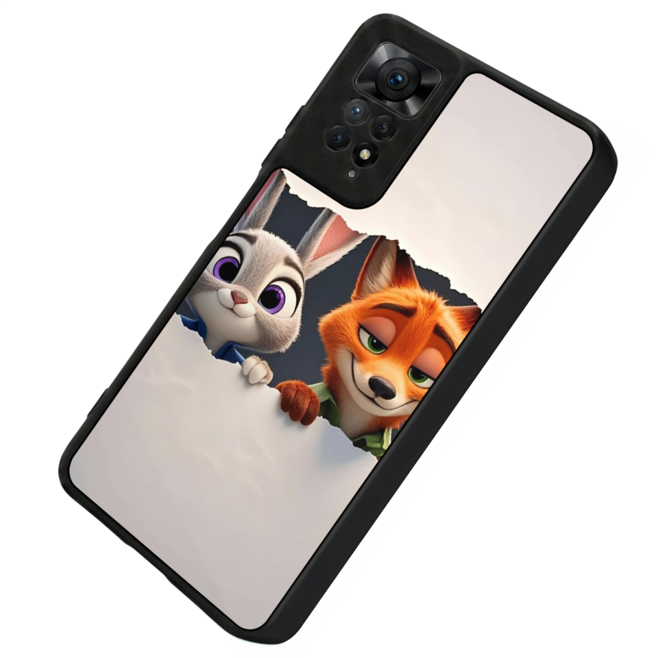 Xiaomi Redmi Note 12 Pro Uyumlu Zootropolis Tasarımlı Glossy Premium Kılıf
