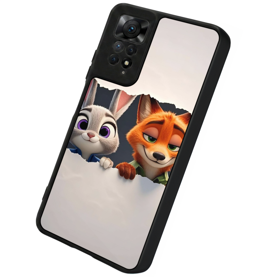 Xiaomi Redmi Note 12 Pro Uyumlu Zootropolis Tasarımlı Glossy Premium Kılıf