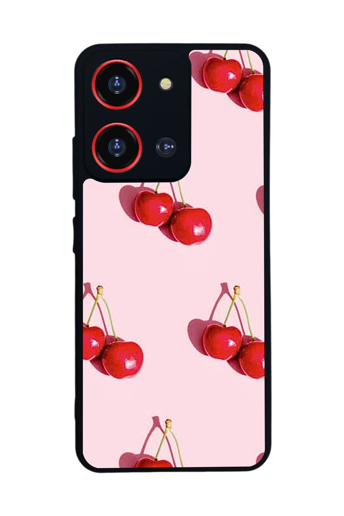 Reeder S19 Max Pro S 108MP Uyumlu Kiraz Tasarımlı Glossy Premium Kılıf