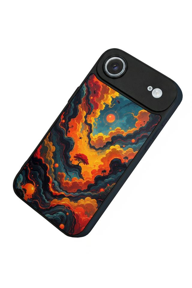 iPhone 17 Air Uyumlu Abstract Tasarımlı Glossy Premium Kılıf