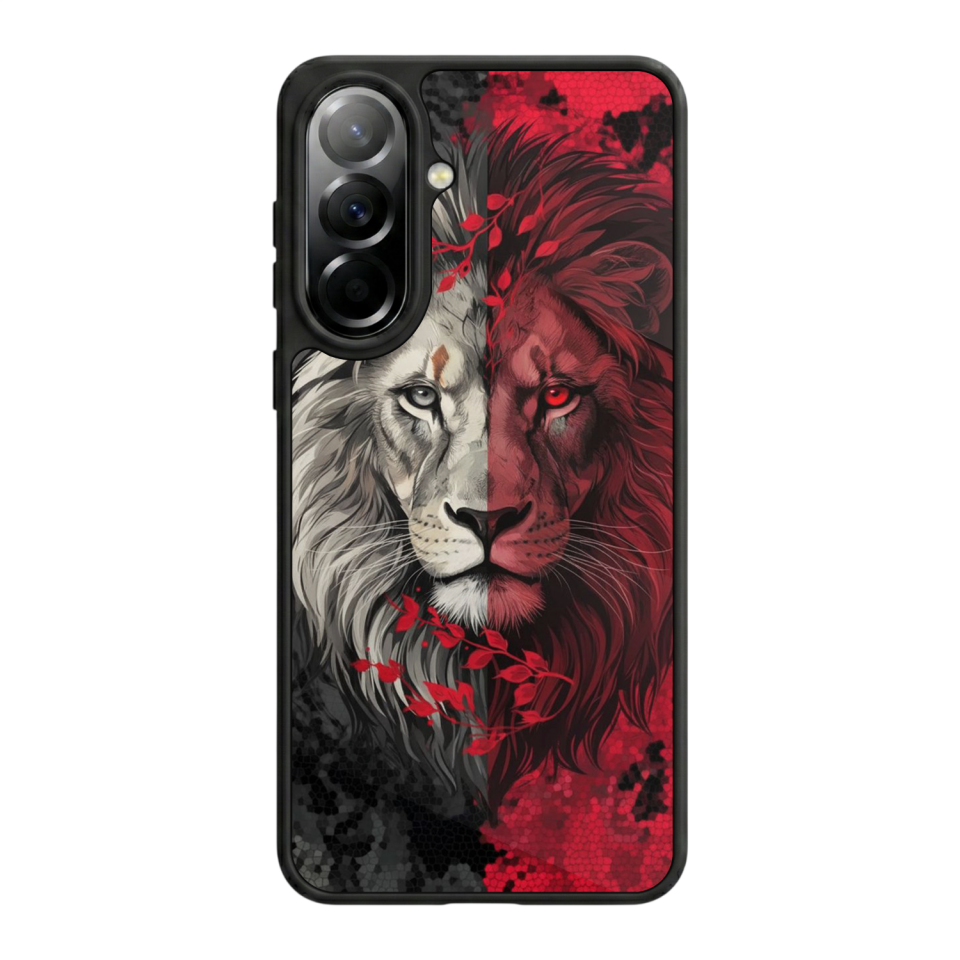 Samsung Galaxy A57 Uyumlu Aslan Tasarımlı Glossy Premium Kılıf