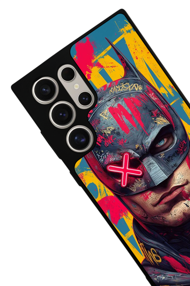 Samsung Galaxy S23 Ultra Uyumlu Batman Tasarımlı Glossy Premium Kılıf