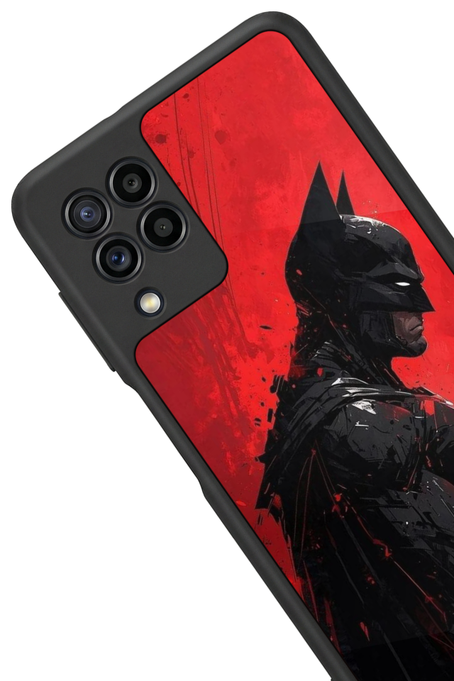 Samsung Galaxy M22 Uyumlu Batman Tasarımlı Glossy Premium Kılıf