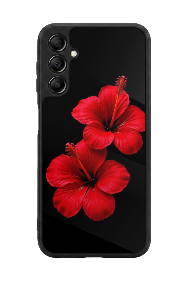 Samsung Galaxy A14 Uyumlu Cicek Tasarımlı Glossy Premium Kılıf