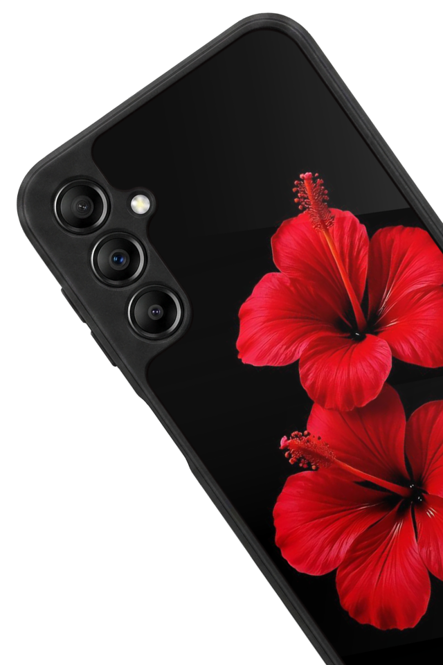 Samsung Galaxy A14 Uyumlu Cicek Tasarımlı Glossy Premium Kılıf