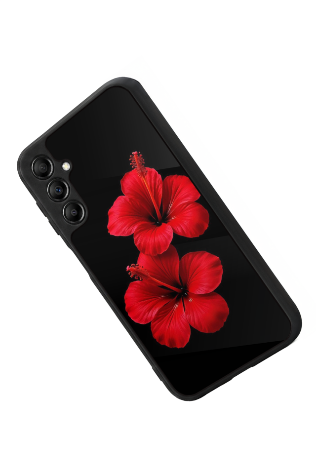 Samsung Galaxy A14 Uyumlu Cicek Tasarımlı Glossy Premium Kılıf