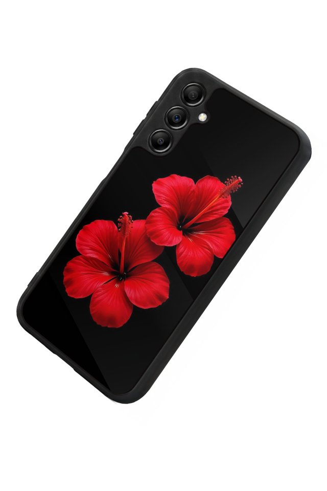 Samsung Galaxy A14 Uyumlu Cicek Tasarımlı Glossy Premium Kılıf